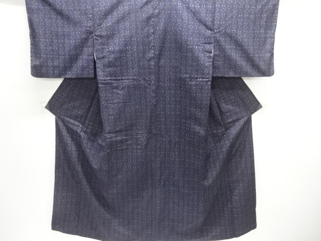 JAPANESE KIMONO / TSUMUGI / WOVEN ABSTRACT